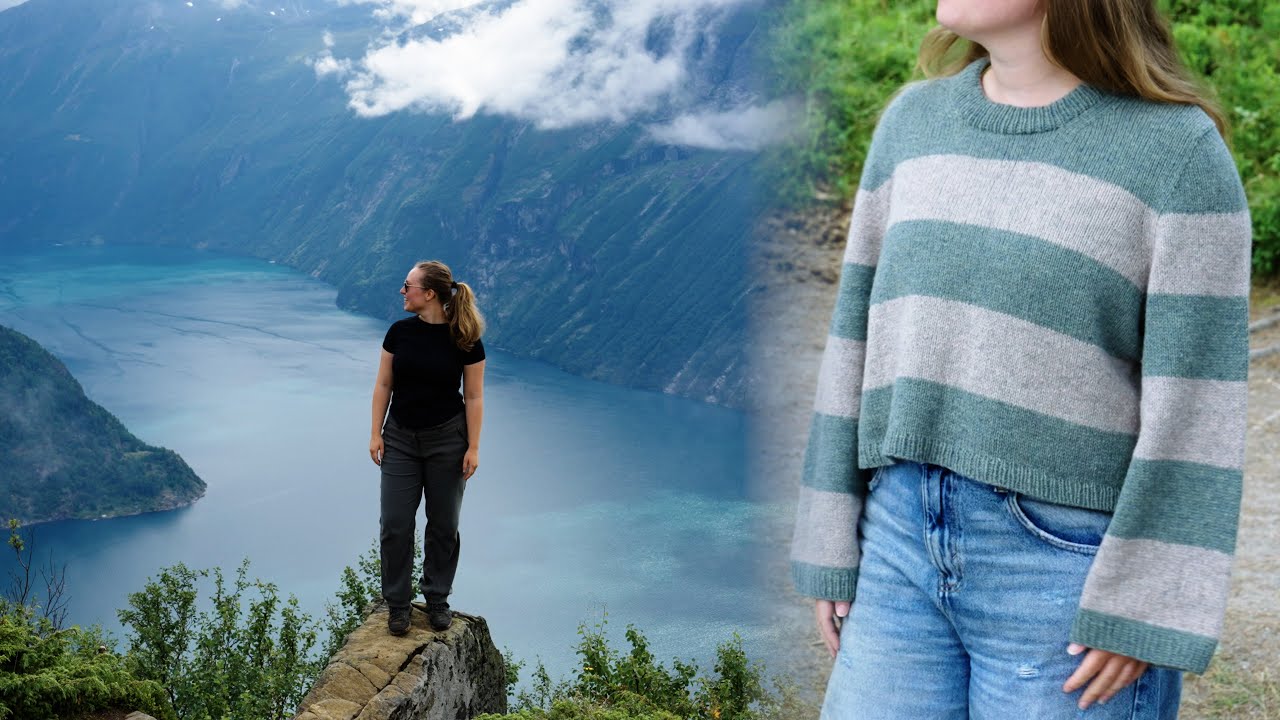 travel knitting in norway • rauma yarn, glacier hikes & fjords