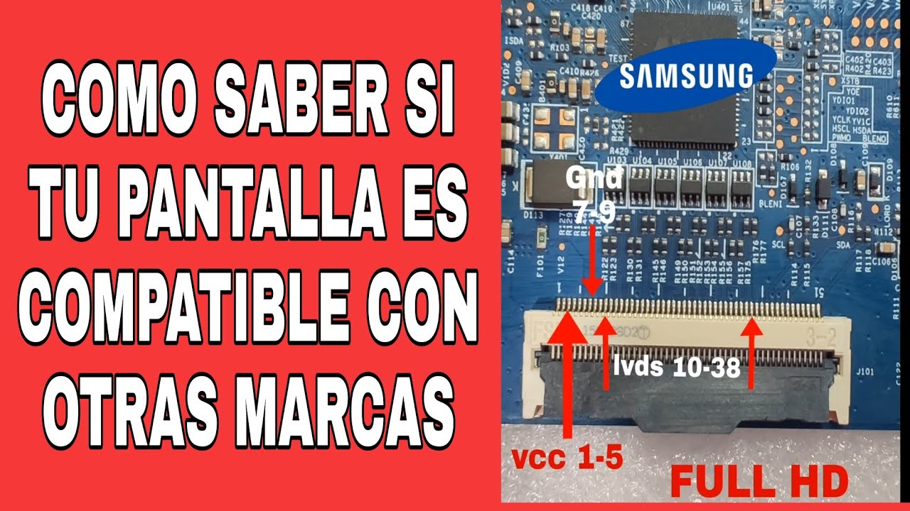 COMO SABER SI ES COMPATIBLE CON OTRAS MARCAS  PANTALLAS HD FULL HD & 4K