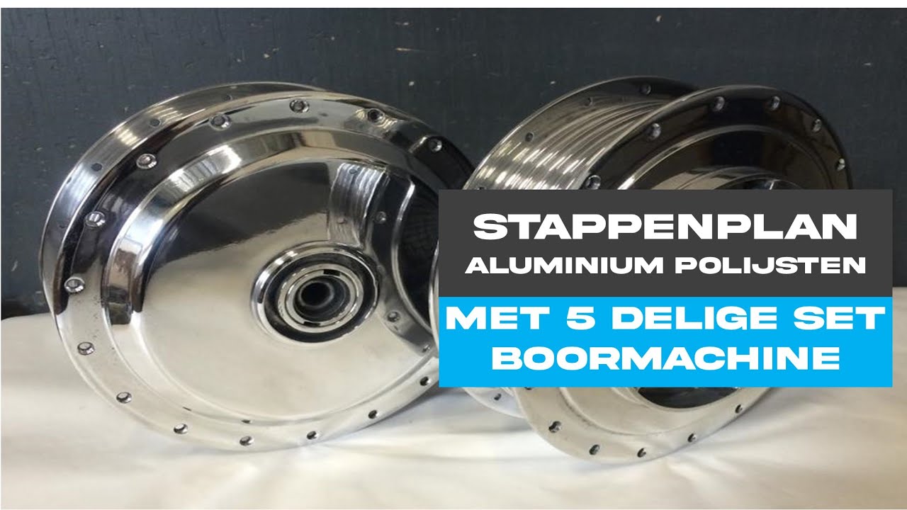 Hoe aluminium polijsten met een boormachine