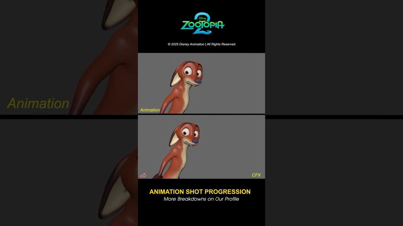 How Zootopia 2 was Animated | Deleted Scene | Shot Progression