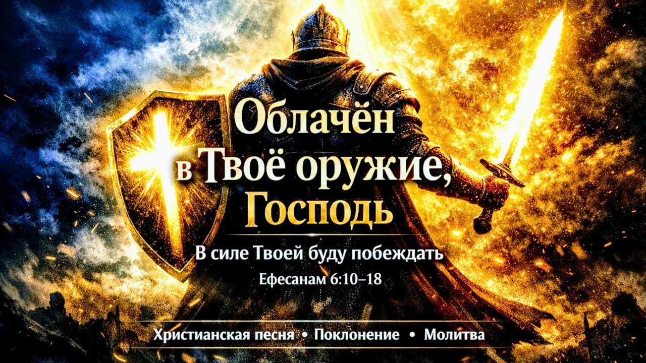 🛡️Облачён в Твоё оружие, Господь  В силе Твоей буду побеждать⚔️ 🎼Христианская песня • Поклонение 