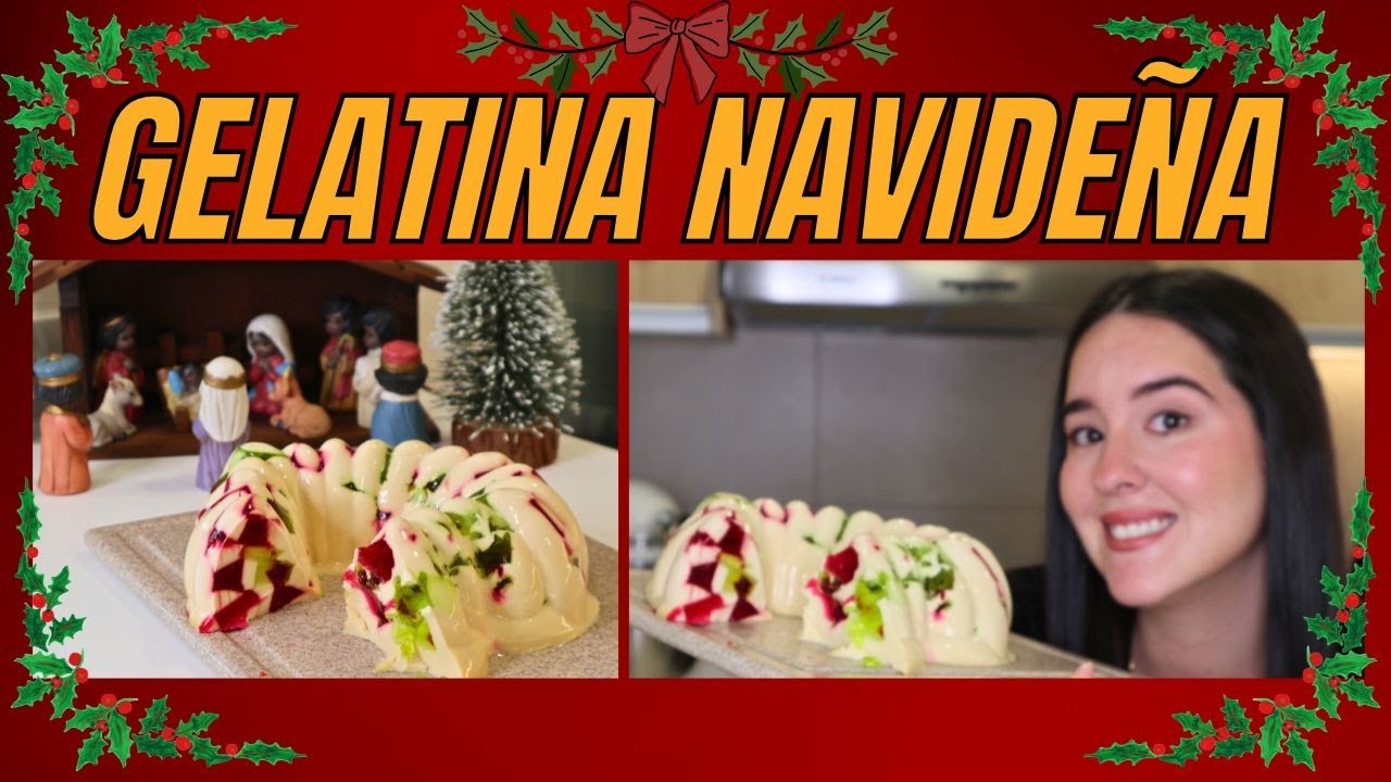 GELATINA NAVIDEÑA FACIL Y ECONOMICA tipo MOSAICO!