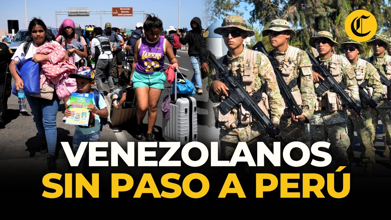 Migrantes venezolanos se quedan varados en la frontera de Perú y Chile | El Comercio