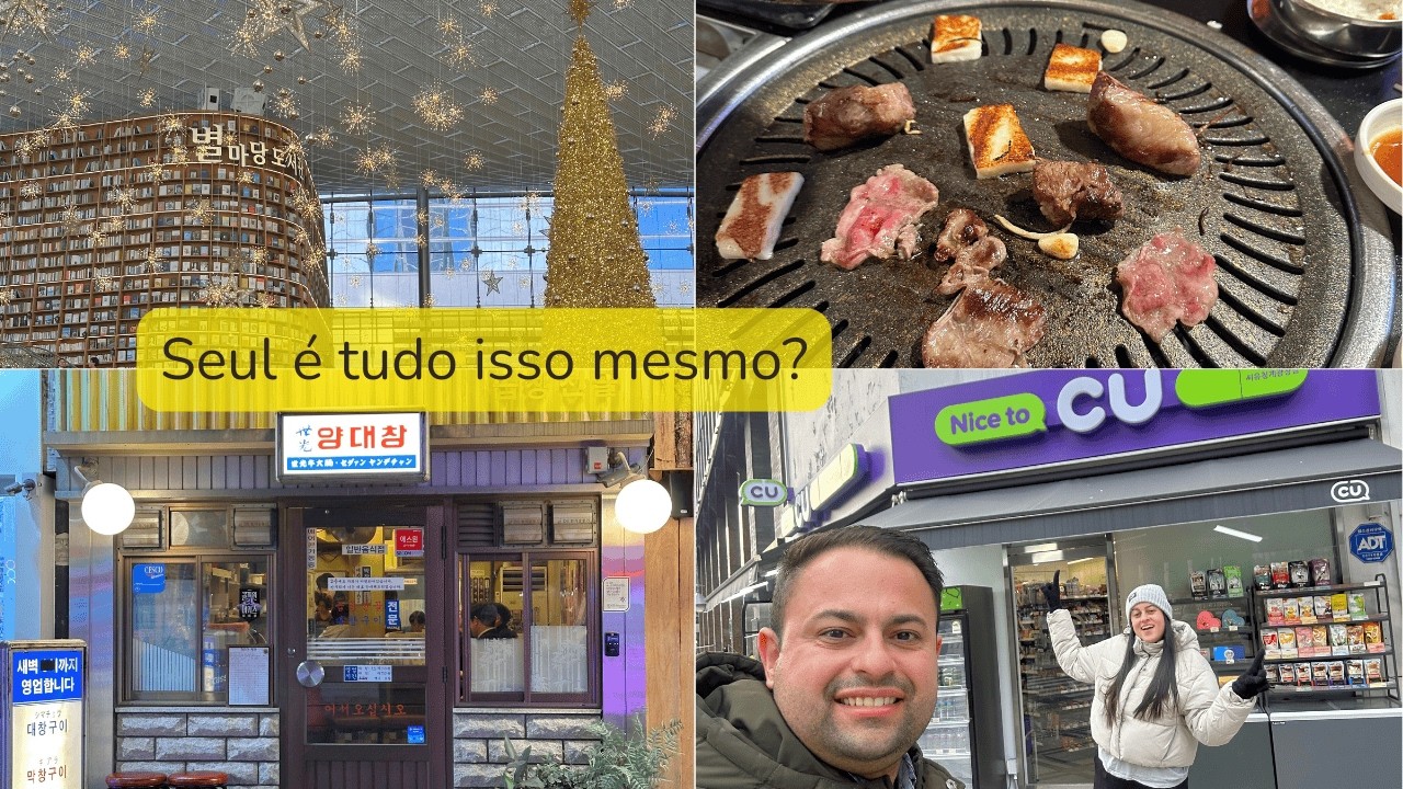 Comemos num bairro NADA turístico na Coreia! (Autêntico Churrasco Coreano)