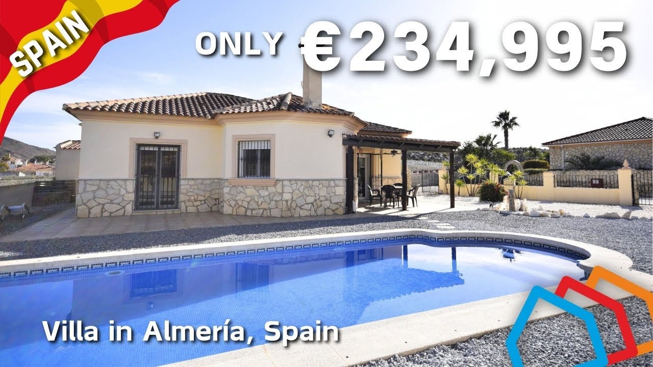 RESERVED! Villa for sale in Arboleas, Almeria, Spain | Villa Coral | 3 bed 2 bath villa with a pool!