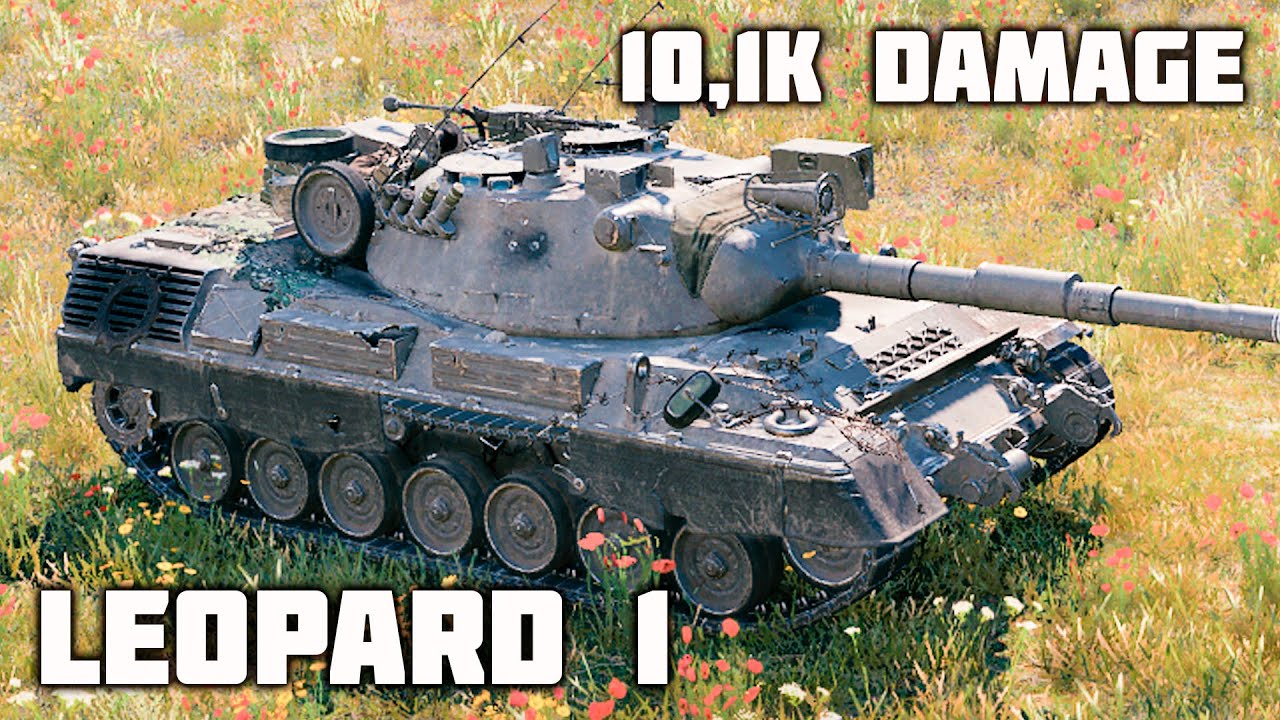 Leopard 1 WoT – 4Kills, 10,1K Damage