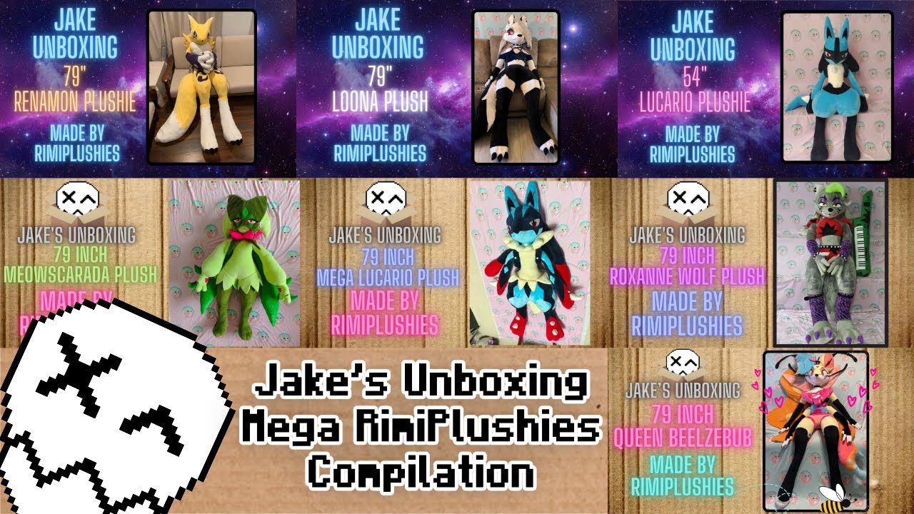 Jake's Unboxing Mega RimiPlushies Compilation