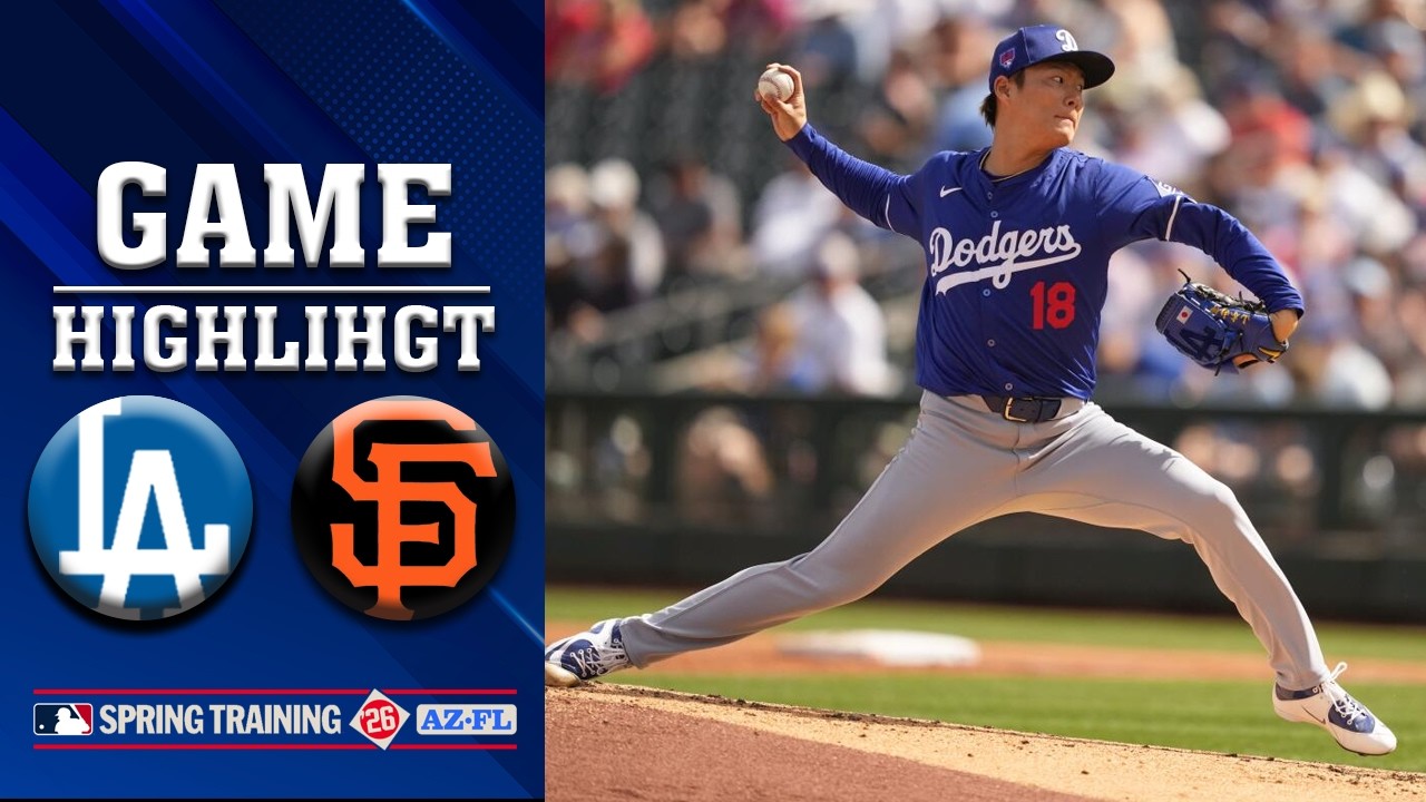 Dodgers vs Giants Highlights | The Ultimate Rivalry Continues! ⚾️ | Spring Training 2026 Highlight