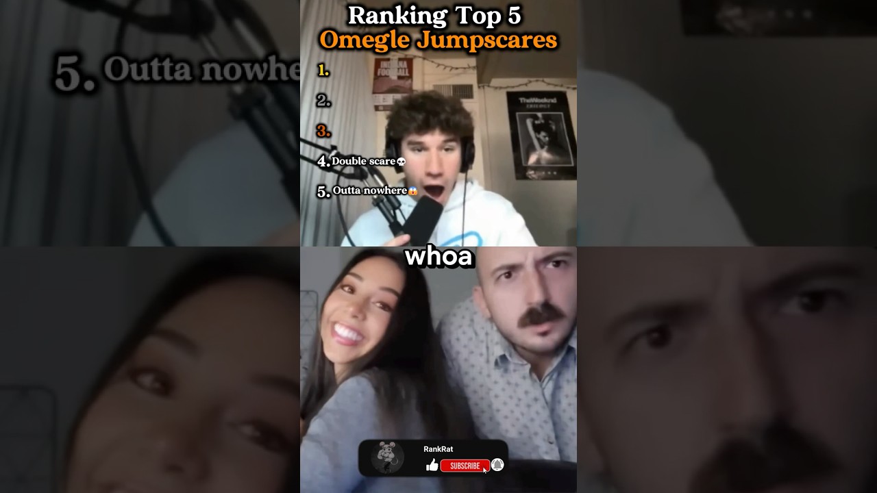 Ranking Top 5 Omegle Jumpscares😱🤣