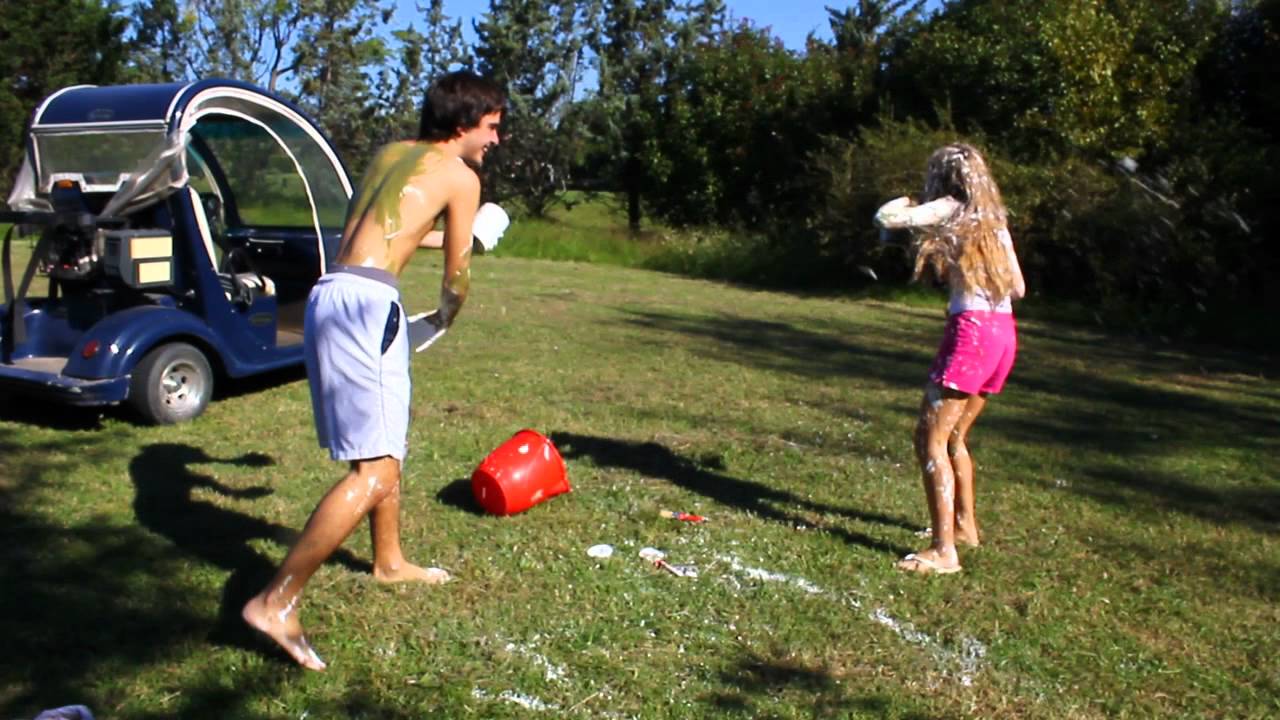 Paint War! (the cutest couple)