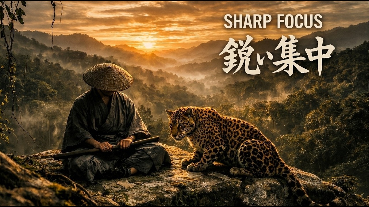 SHARP FOCUS 鋭い集中 🐆 | The Samurai Mind That Never Wavers
