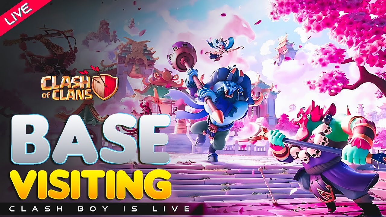 Clash of Clans Live Stream | Live Base Visitings & Ranked Attacks | Clash Boy #coc #games