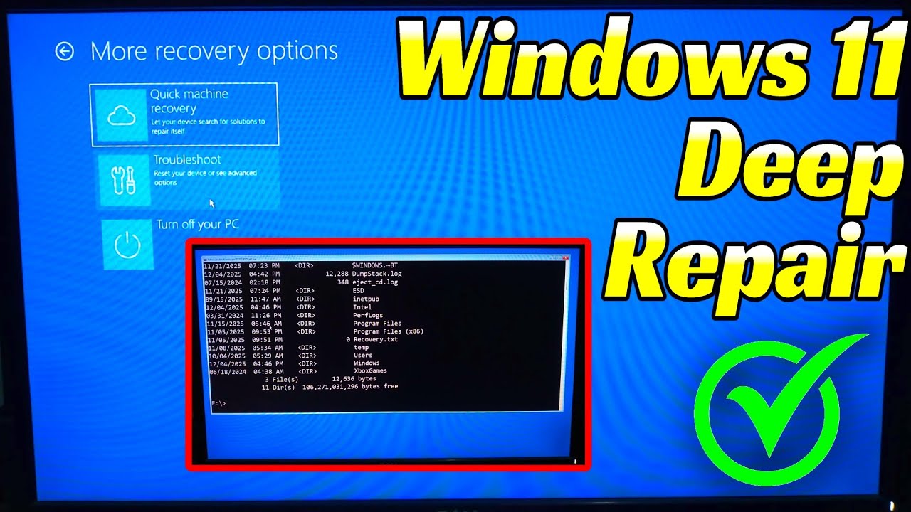 Fix Windows 11 Not Booting (Full Repair Using USB / No Data Loss)