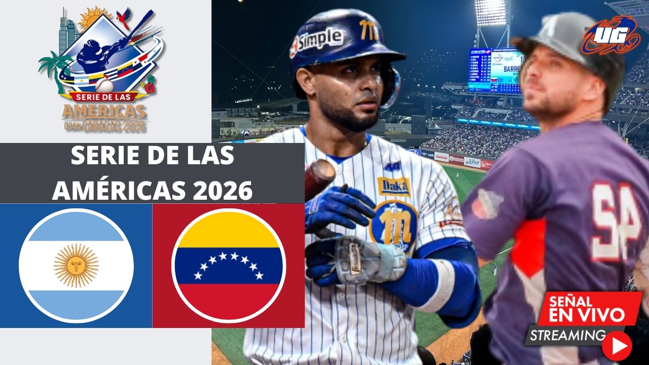 🔴 EN VIVO: ARGENTINA VS VENEZUELA ⚾​ SERIE DE LAS AMÉRICAS 2026 / VIERNES 6 FEBRERO