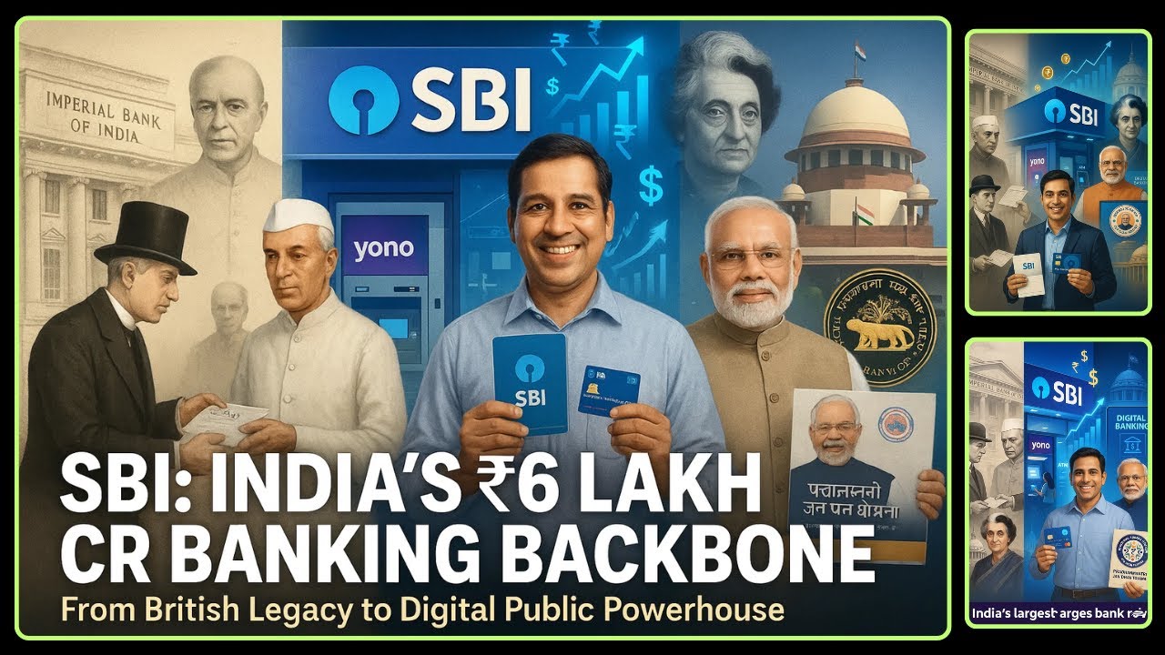 SBI - BAAP of All Banks? 🔥 Dark Truth | State Bank of India History | Live Hindi | Mind Case Study