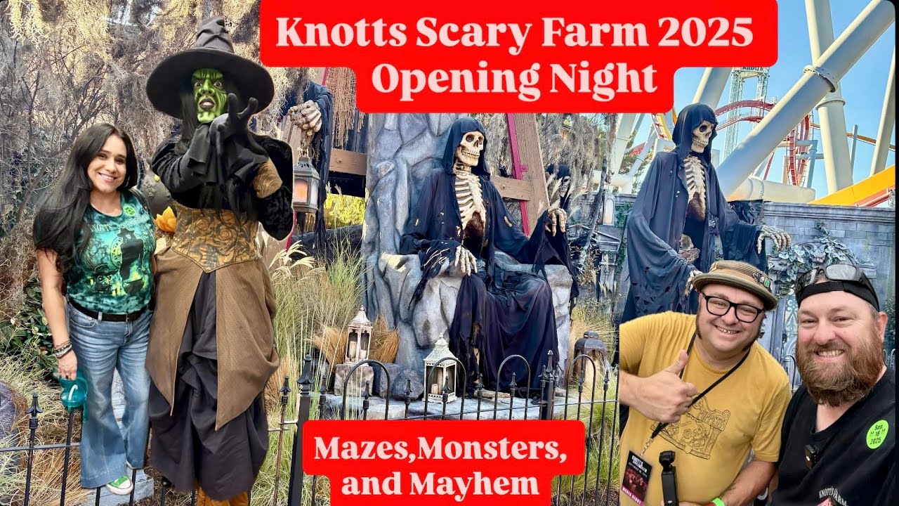 Обзор Knott’s Scary Farm 2025 | Лабиринты, монстры и лучшие моменты премьеры