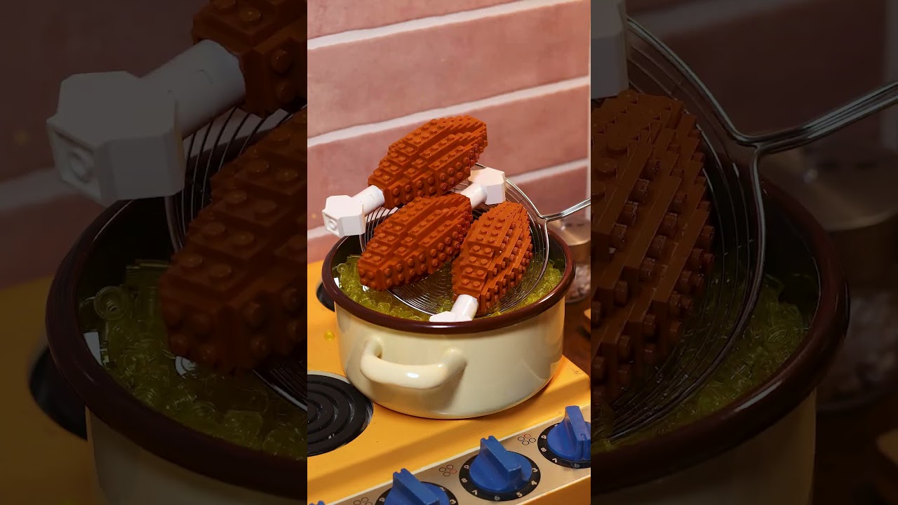 Fried Chicken 🍗 LEGO Stop-Motion 🎬