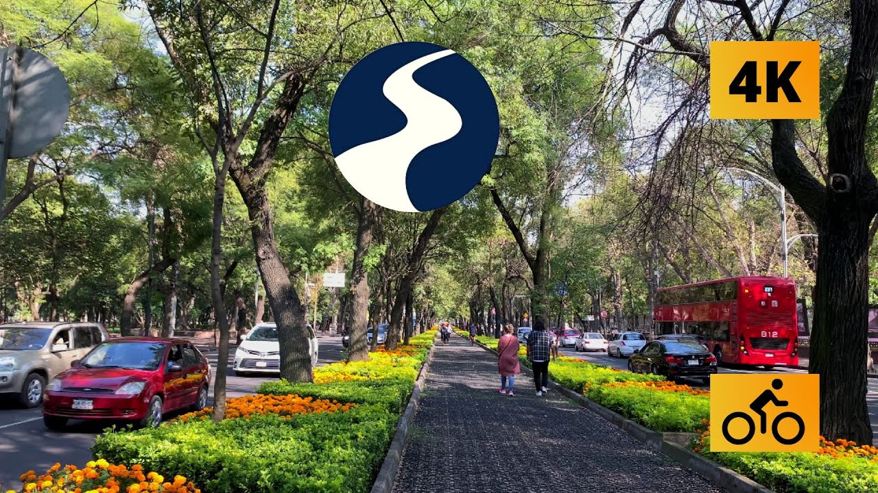 The most beautiful street in Mexico City (4K)