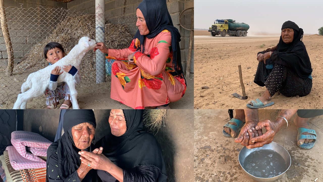 Traditional Arab nomadic lifestyle in Sout of Iran | Cooking local food