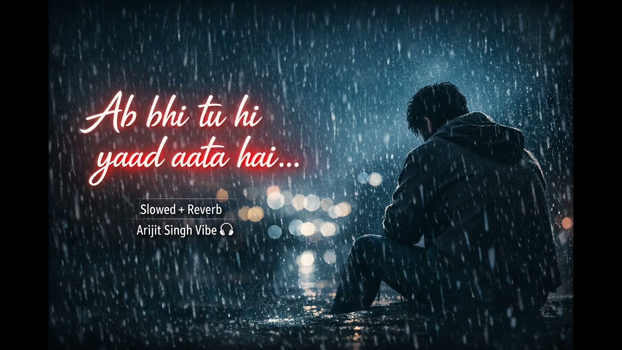 Ab bhi tu hi yaad aati hai #slowed reverb emotional song 😭#1million 