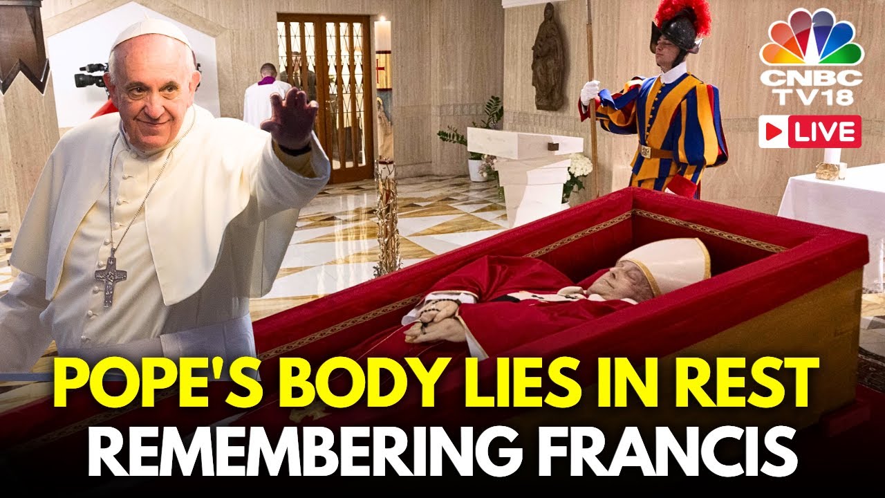 LIVE: Pope Francis' Coffin Transferred to St. Peter's Basilica, Faithful Pay Tribute | Vatican |N18G
