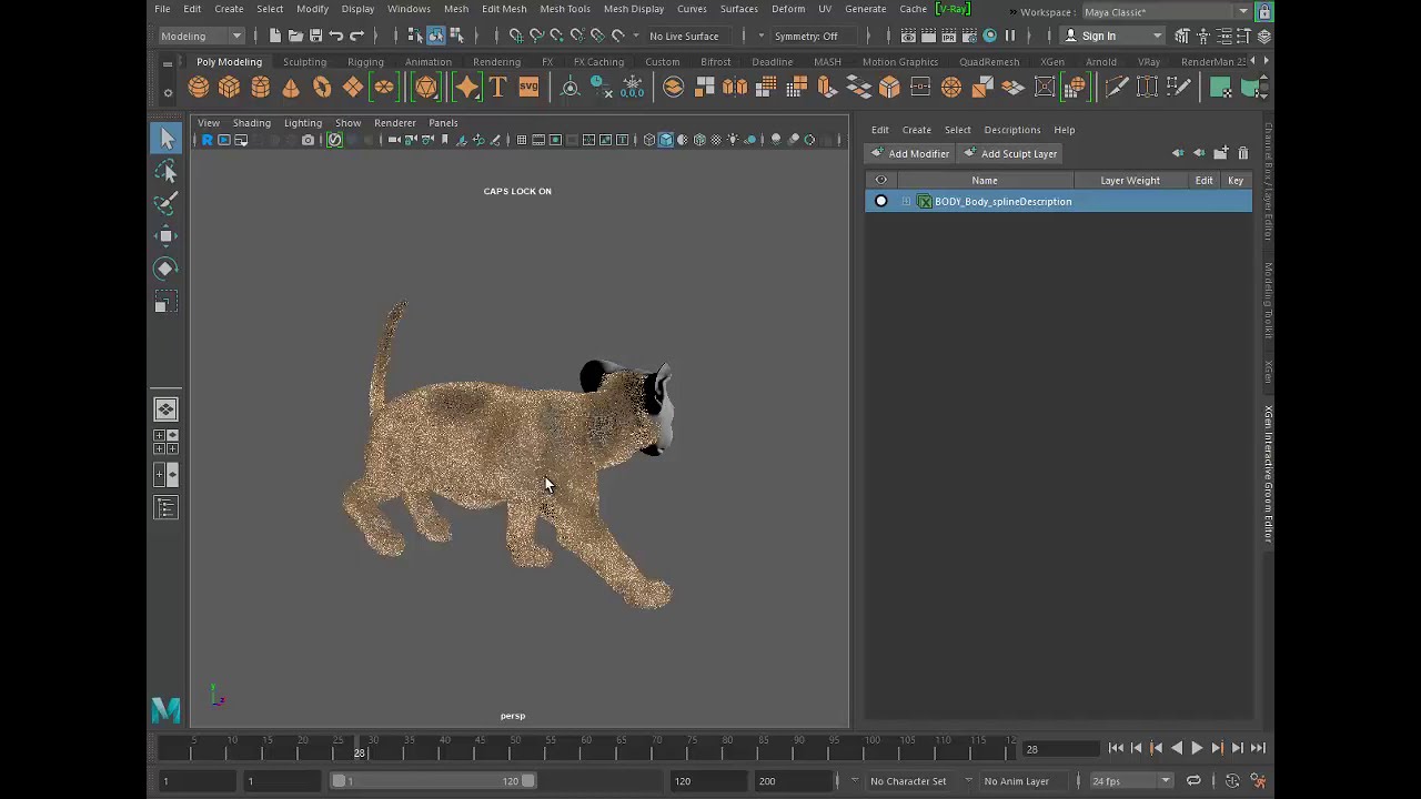 TUTORIAL - xGEN FOLLOW ABC MESH