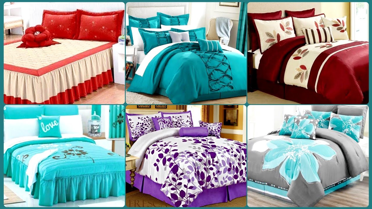 100+beautiful & stunning bed sheets design || Simple latest Bedding sets