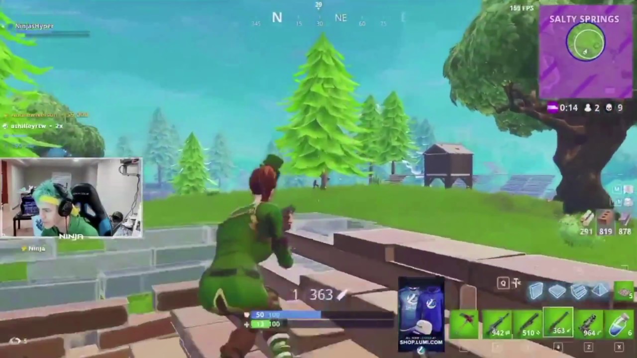Ninja does the Step It Up emote! 😂 (Must Watch)