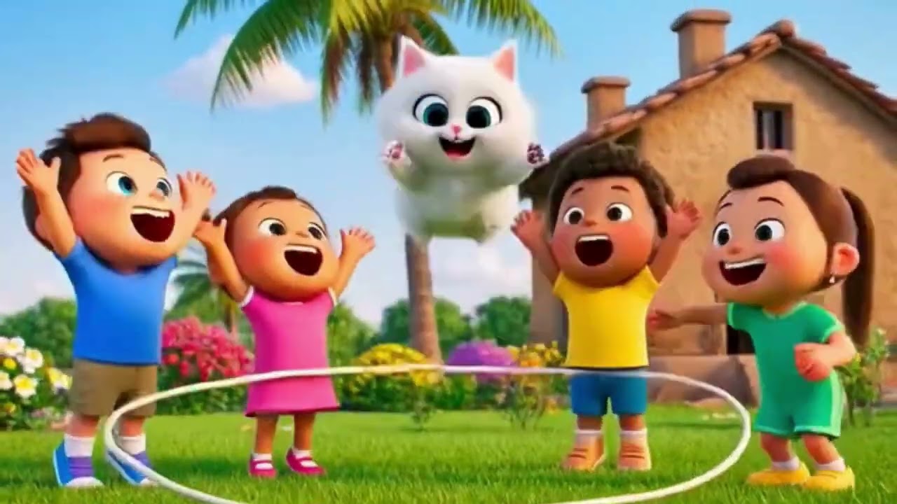 எங்கள் வீட்டு பூனை##FunnyCat#KidsRhymes#AnimalStoriesForKids#ToddlerVideos#CuteAnimals#toddler rhyme
