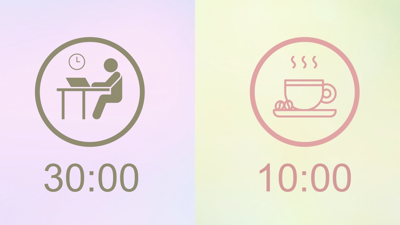 30/10 Pomodoro Timer ☕ Deep Focus Study Session + Relaxing Coffee Break | ADHD Friendly Productivity