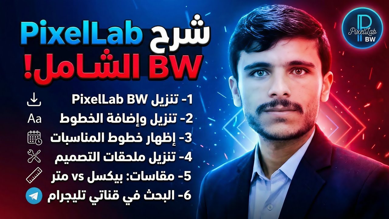 شرح مبسط ومختصر للمصممين وحل اكثر مشاكل تواجههم في مجال التصميم على الجوال ببرنامج pixellab BW