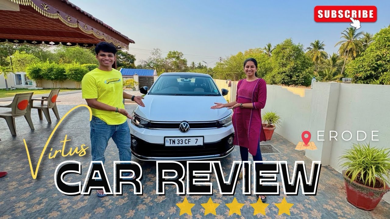 VOLKSWAGEN VIRTUS CAR REVIEW VLOG 🚘🎥 | Обзор владельца на тамильском языке