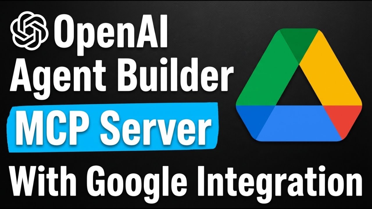 Автоматизация Google Диска и Календаря с помощью OpenAI Agent Builder + MCP (руководство по серве...