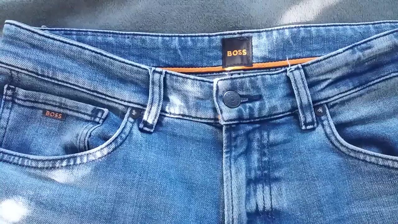A second hand find, A pair of Boss Orange Re.Maine jeans