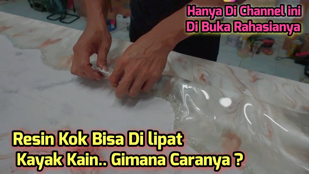 TEKNIK RESIN RATA UDAH BIASA. INI RESIN GELOMBANG CINTA PERTAMA DI INDONESIA