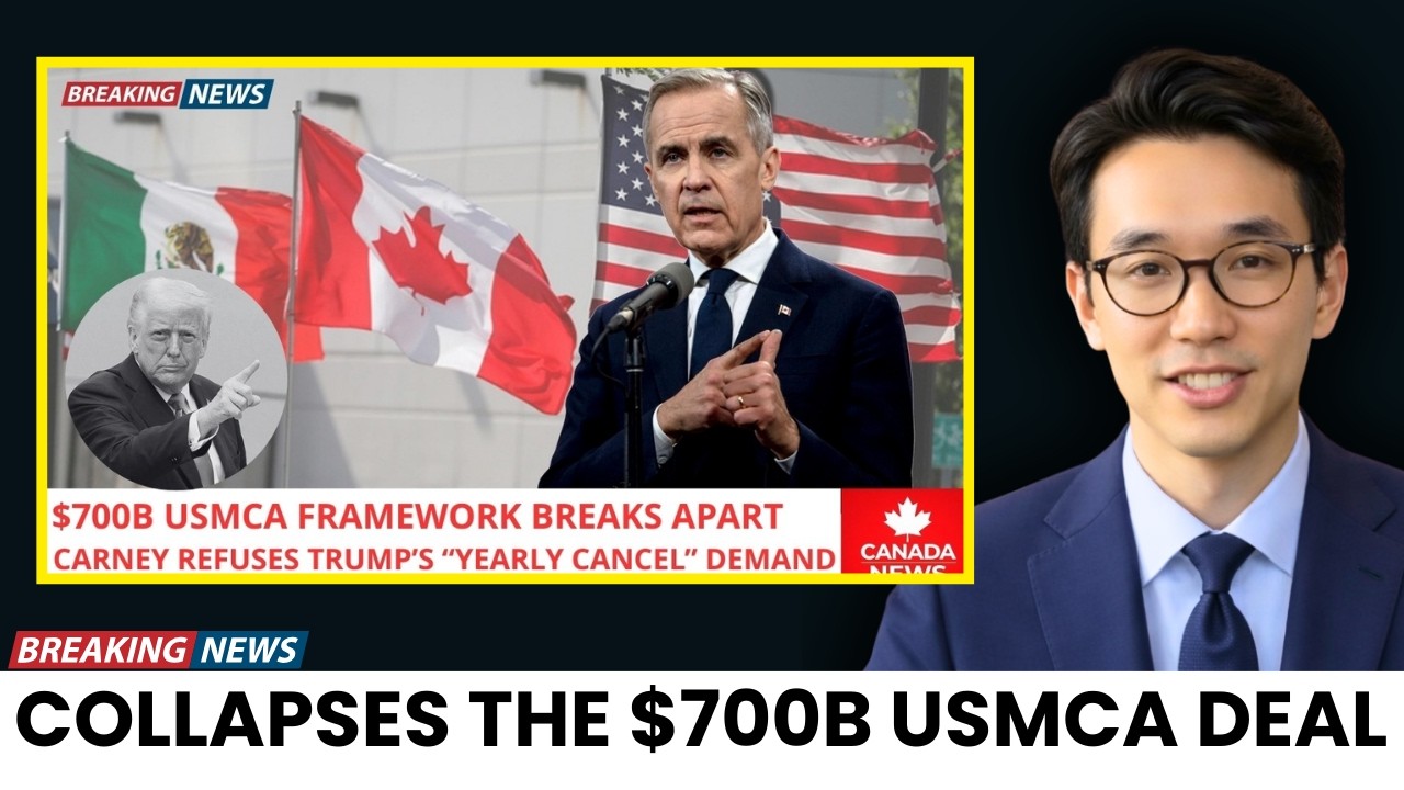 JUST IN  Carney WALKS OUT &mdash; Trump&rsquo;s Ultimatum COLLAPSES the $700B USMCA Deal