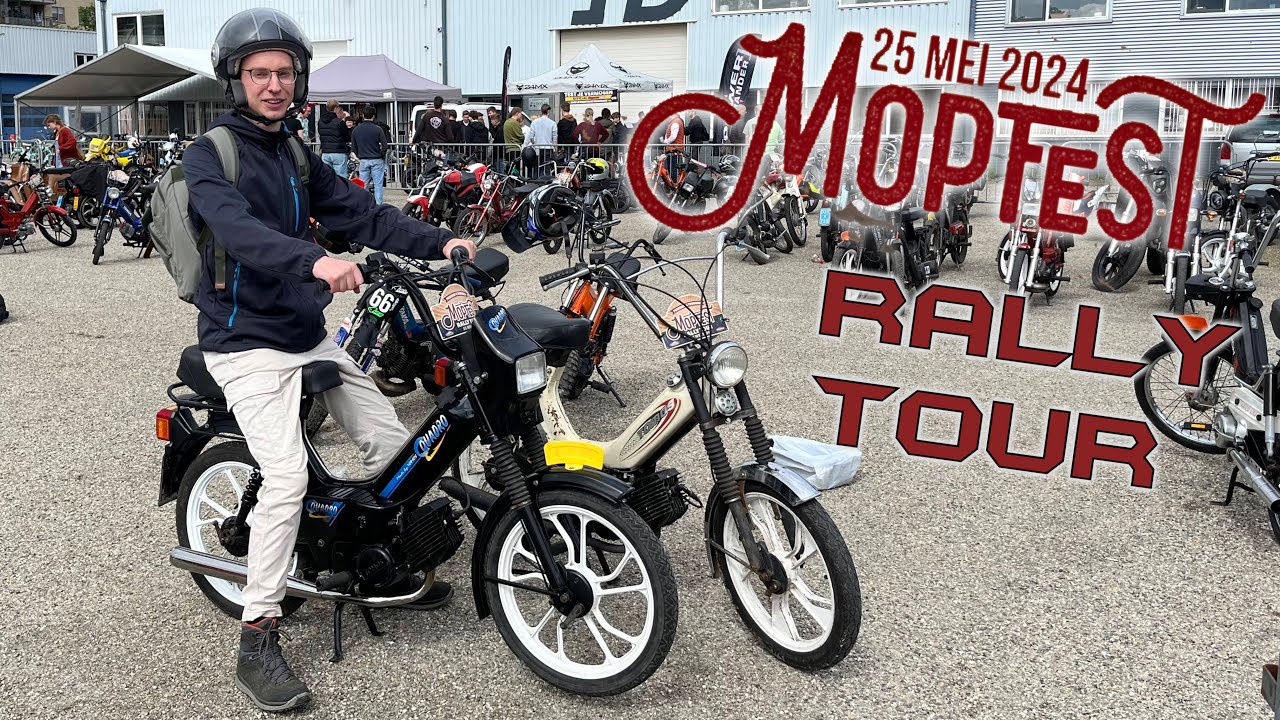 Mopfest 2024 en Rally-Tour | Met onze Tomos