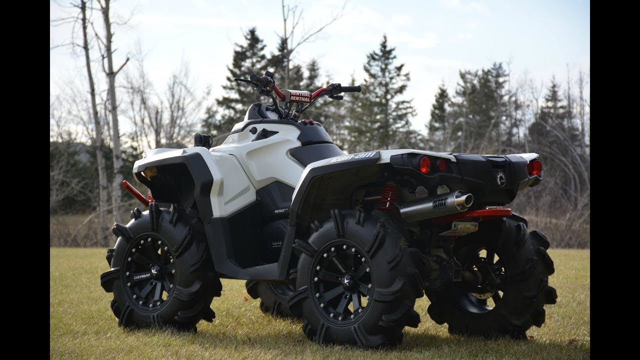 Can-Am Outlander 800r  HMF sound test and walk around