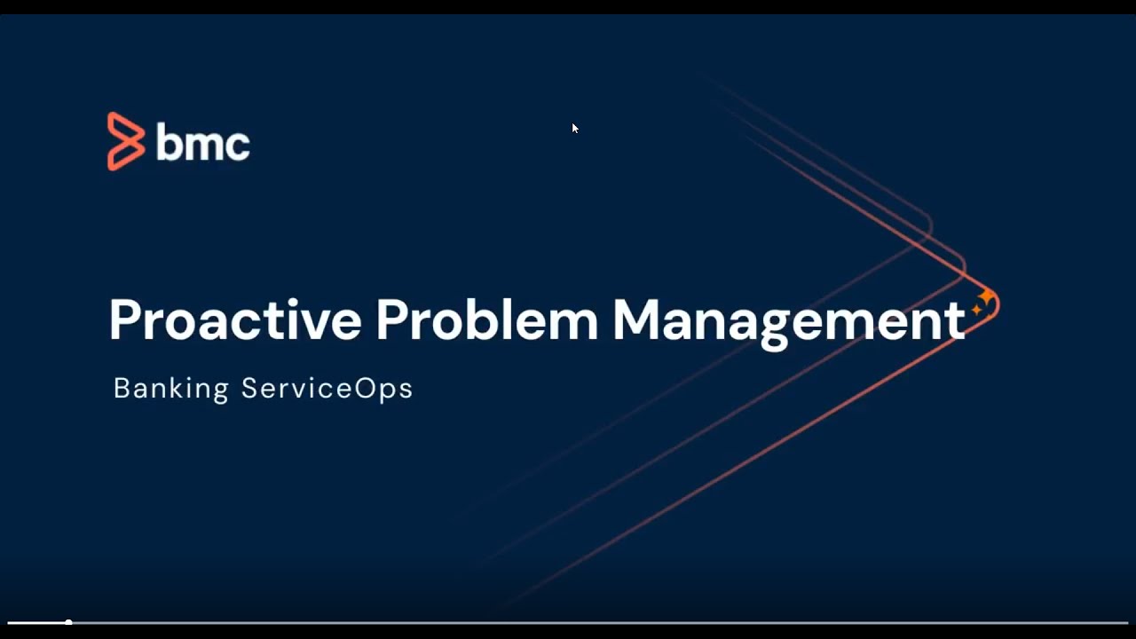 Banking ServiceOps -  Proactive Problem Management