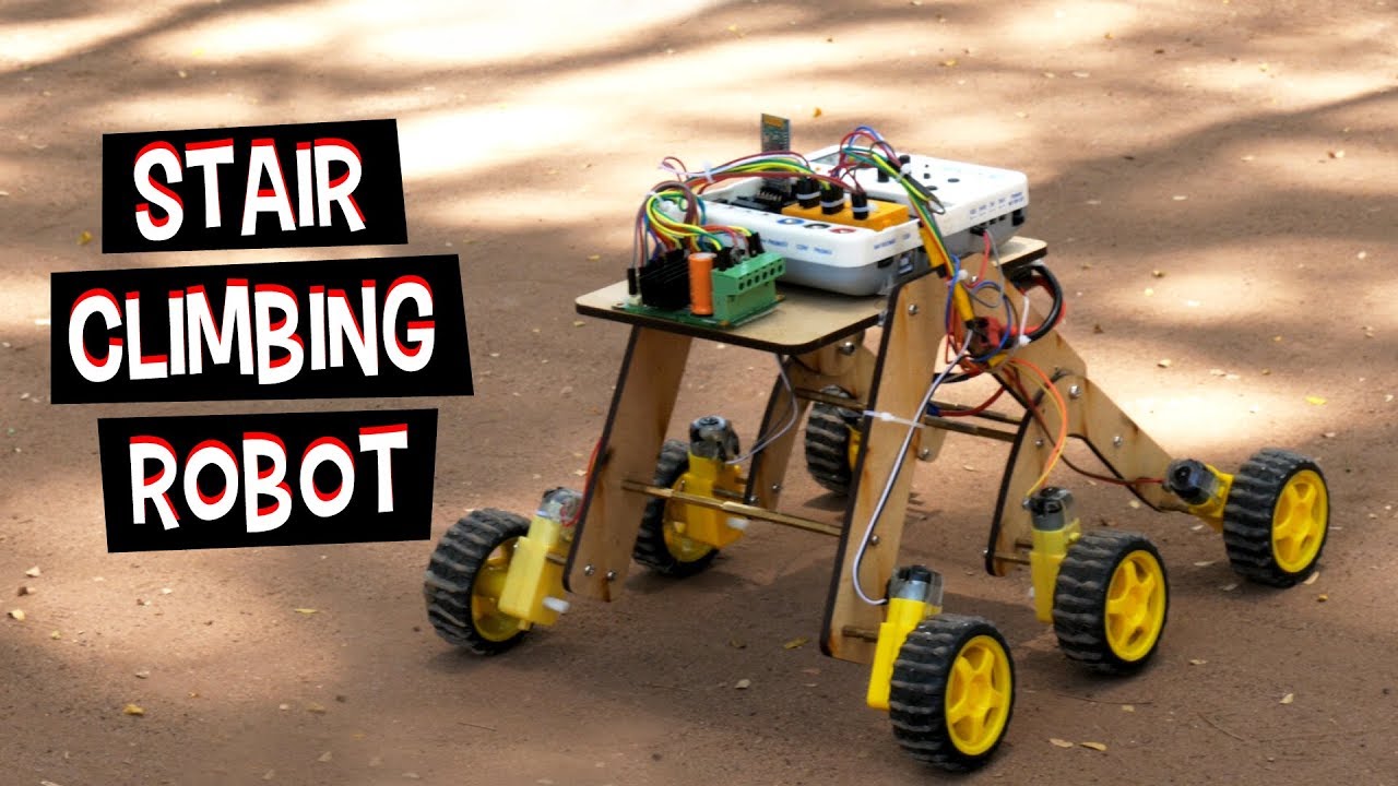 Mars Rover - How to Make a Stair Climbing Robot based on Rocker Bogie Mechanism | DIY Projects