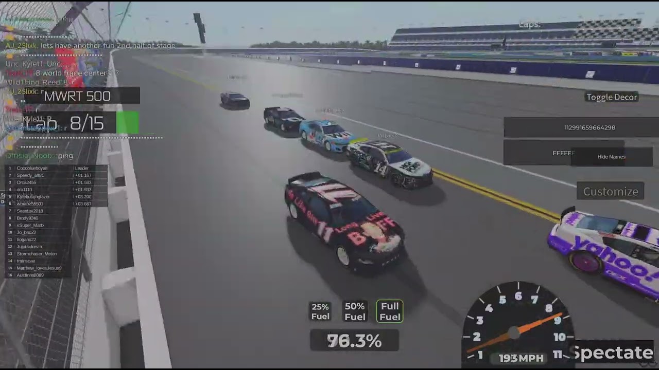 RLA Daytona 500 Stage 1 Pov Pt 1