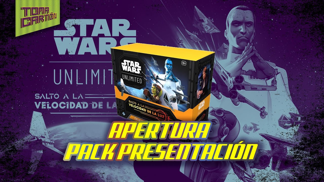 STAR WARS UNLIMITED/ SALTO A LA VELOCIDAD DE LA LUZ. Pack de presentación