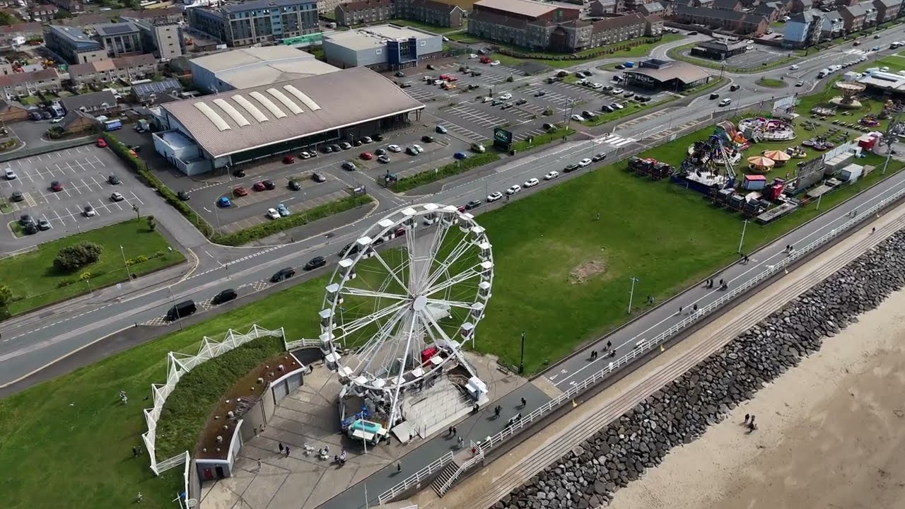 Aberavon Sea-Front - Big Wheel. 4K