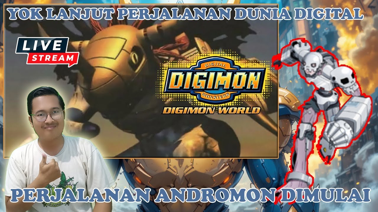 🔴 LIVE  DIGIMON WORLD PS1 - PERJALANAN ANDROMON DIMULAI