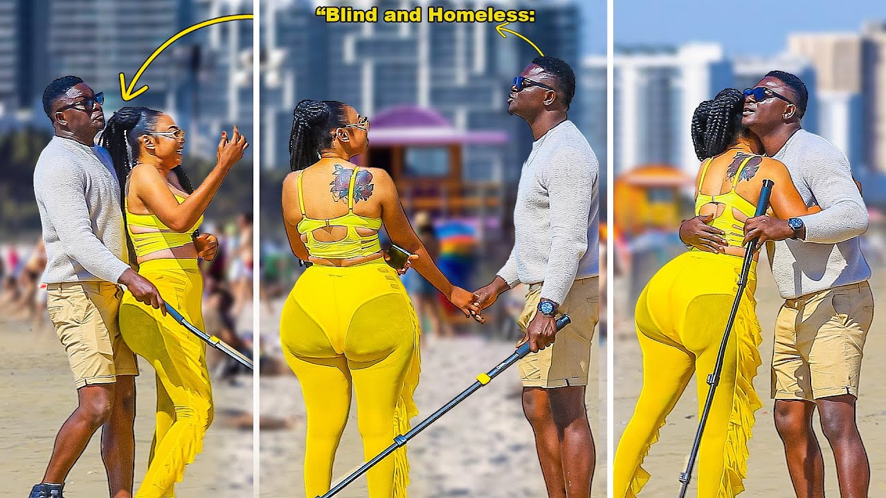 Blind Man Catches GOLD Diggers Off Guard at Durban Beach!