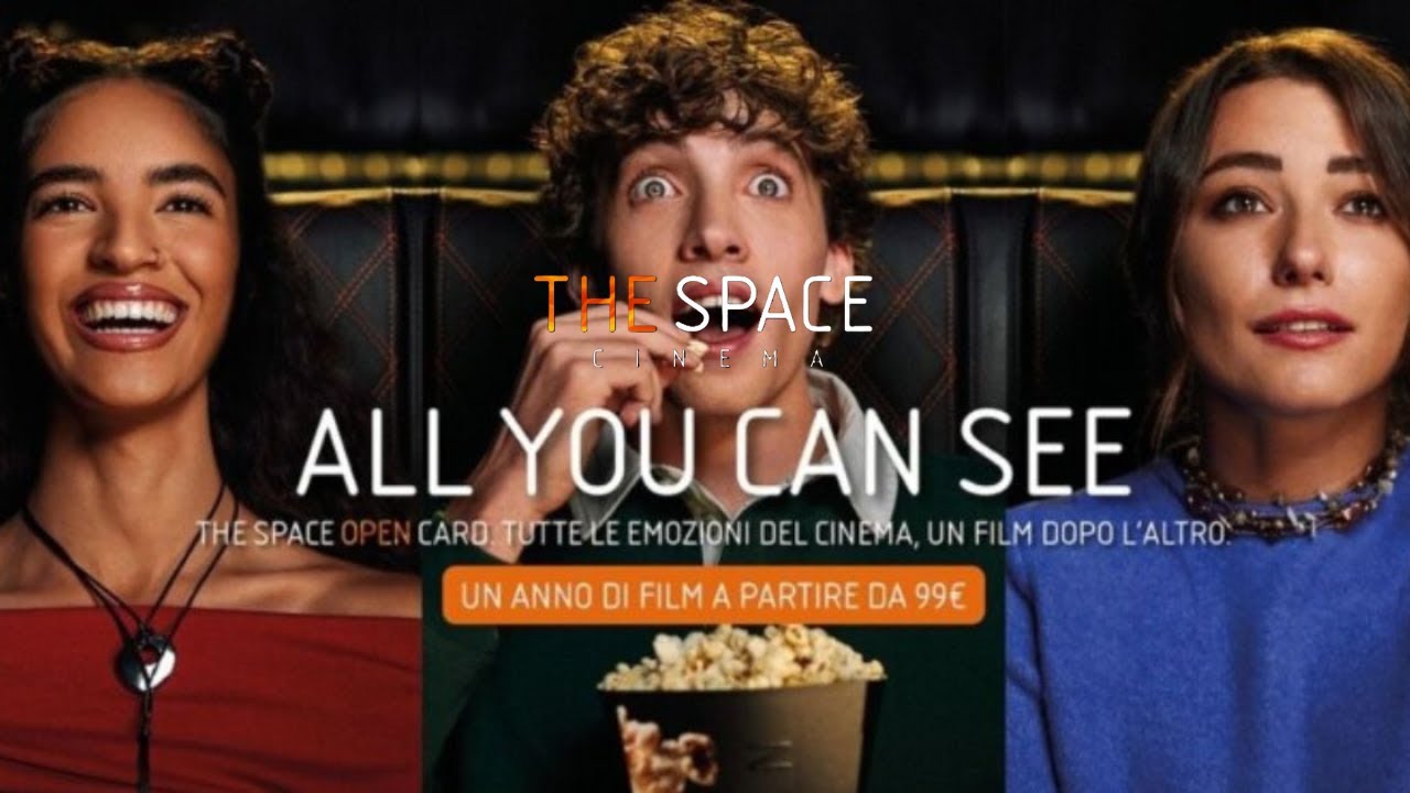 All you can see -The Space Cinema lancia Open Card