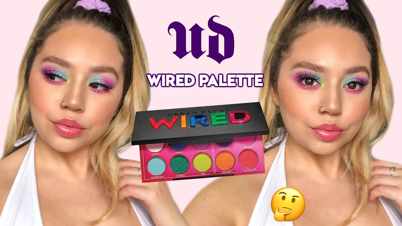 URBAN DECAY WIRED PALETTE FIRST IMPRESSIONS | Makeupbytreenz