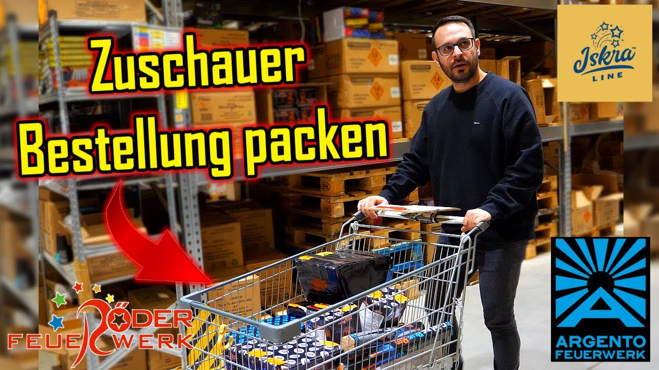 🛒 Ich packe deine FEUERWERK-BESTELLUNG | Im Lager von Röder-Feuerwerk