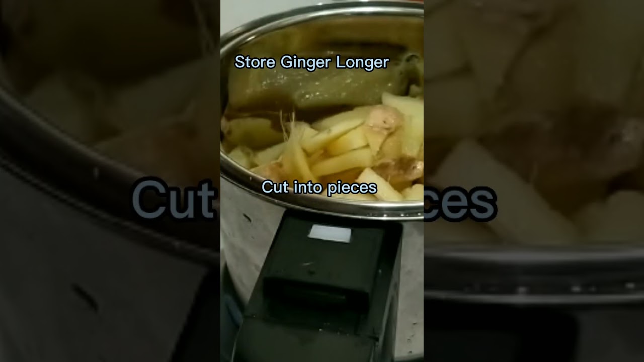 How to Store Ginger #ginger #gingerstore for long time #meal prep#store Ginger #shorts#utubeshorts