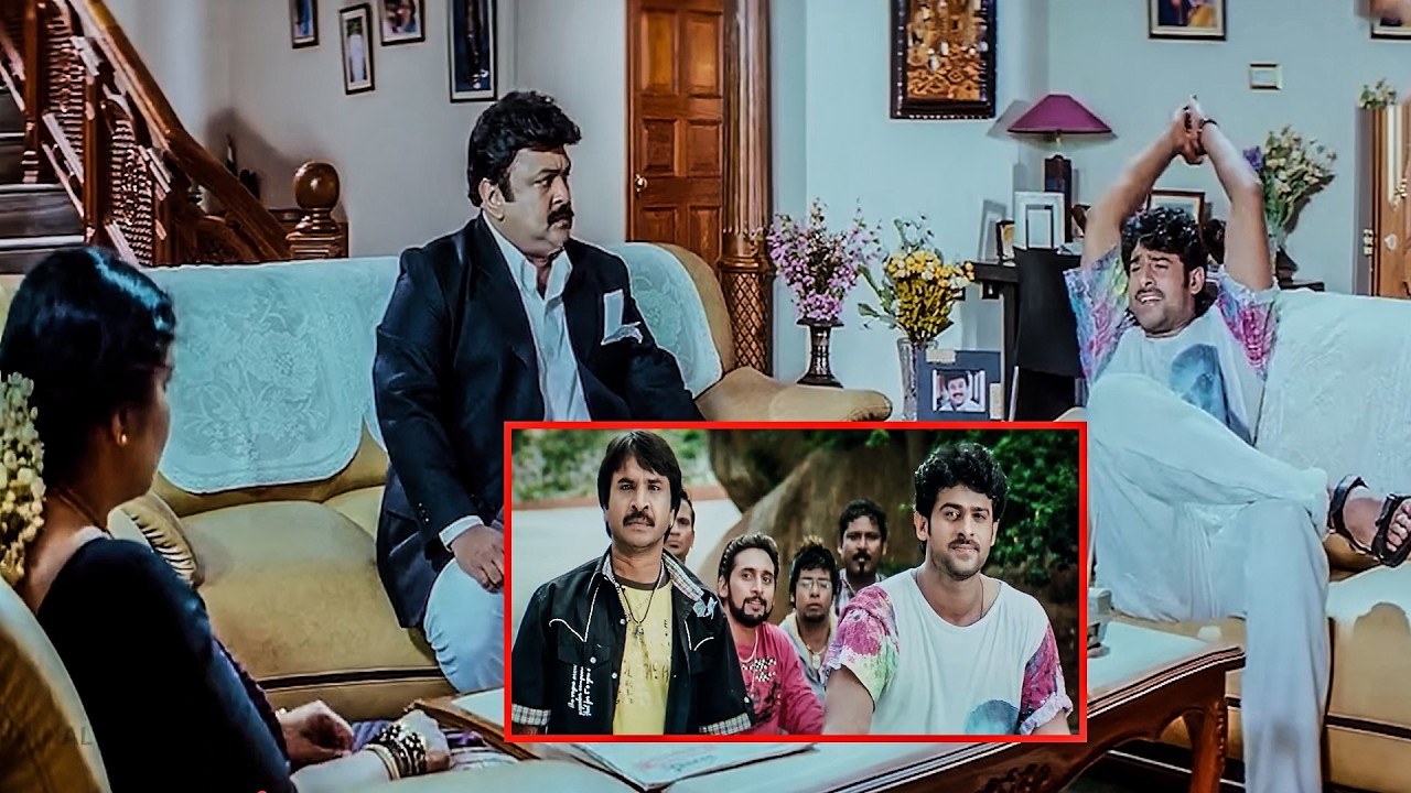 Prabhas & Prabhu Father & Son Comedy Scene | Telugu Movie Scenes | Prabhas | @OriginalmoviesOG